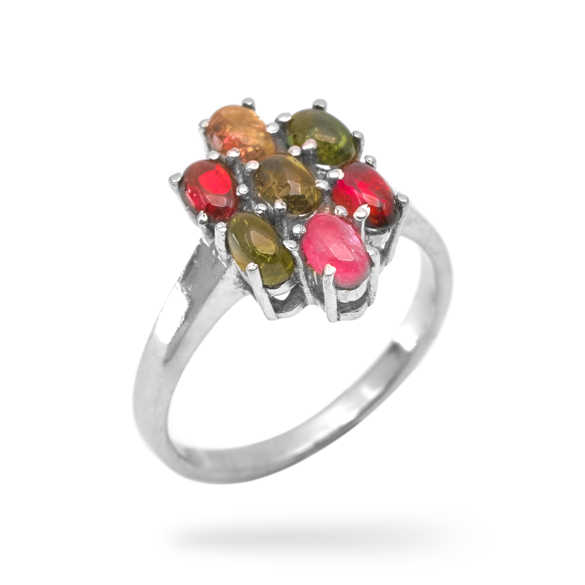 Bague tourmaline argent Nymphea